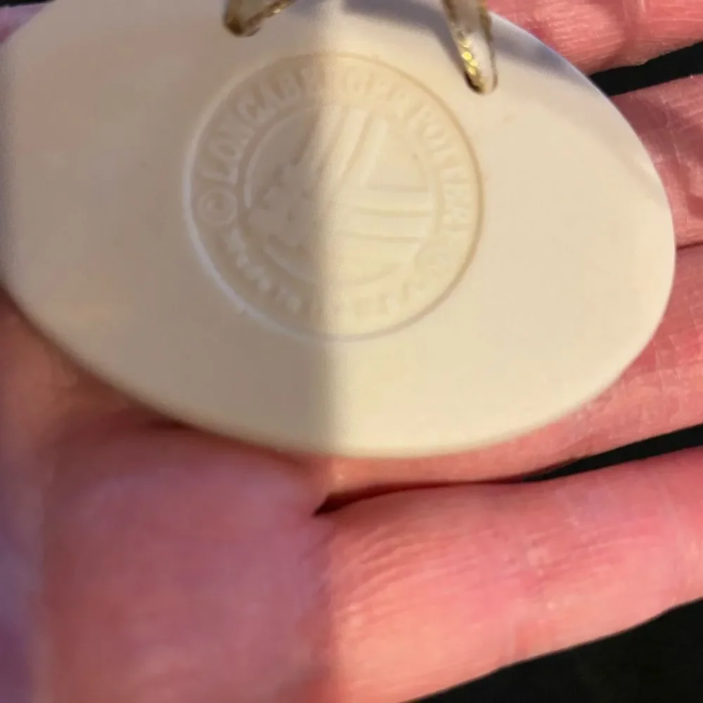 Longaberger Hanukkah Themed Porcelain Basket Emblems set of 2!